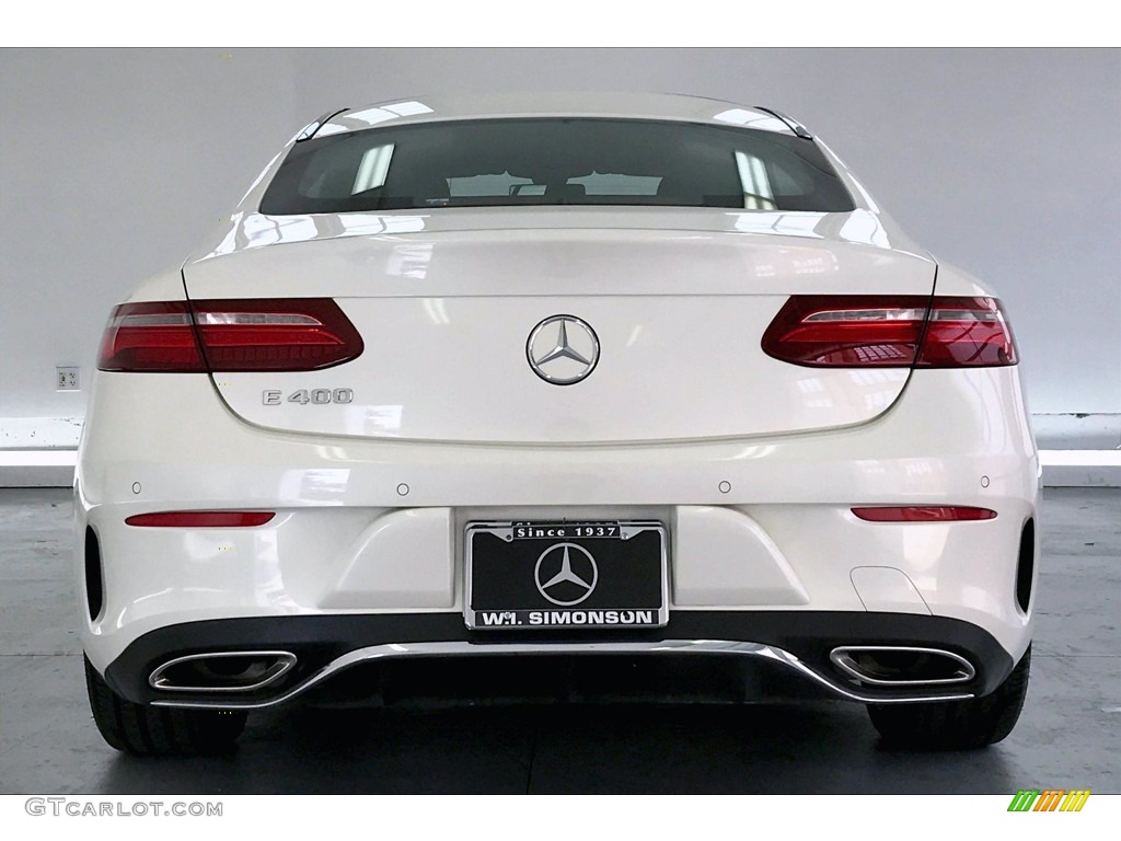 2018 E 400 Coupe - designo Diamond White Metallic / Black photo #3