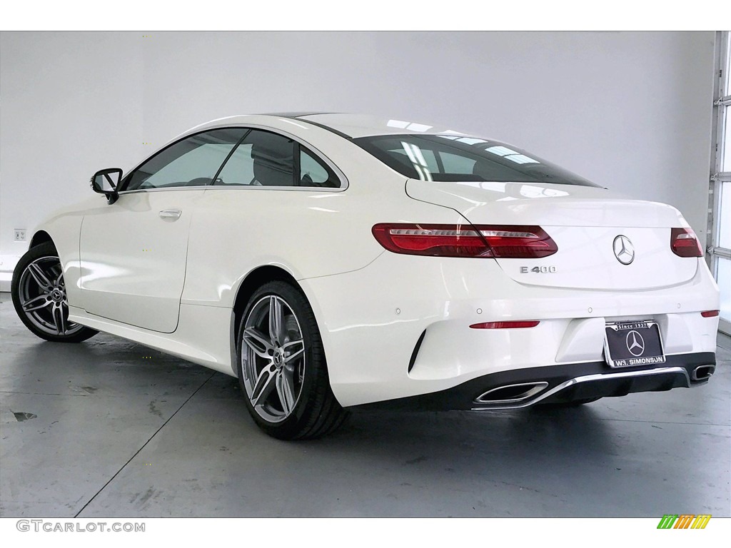 2018 E 400 Coupe - designo Diamond White Metallic / Black photo #10