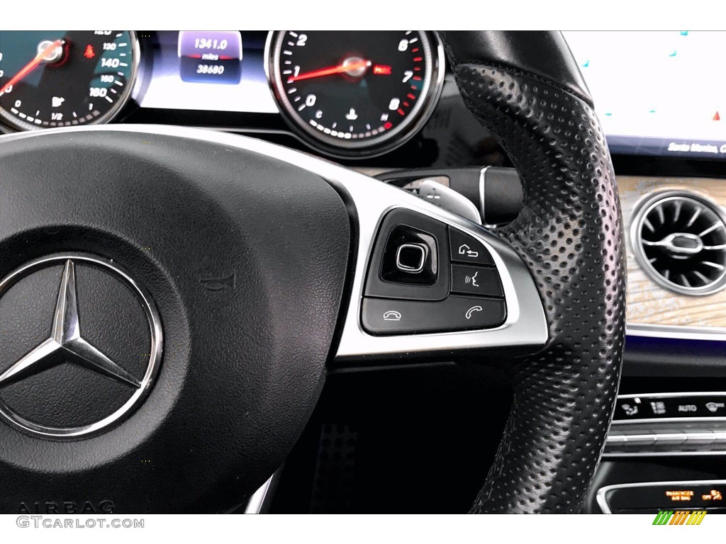 2018 E 400 Coupe - designo Diamond White Metallic / Black photo #19