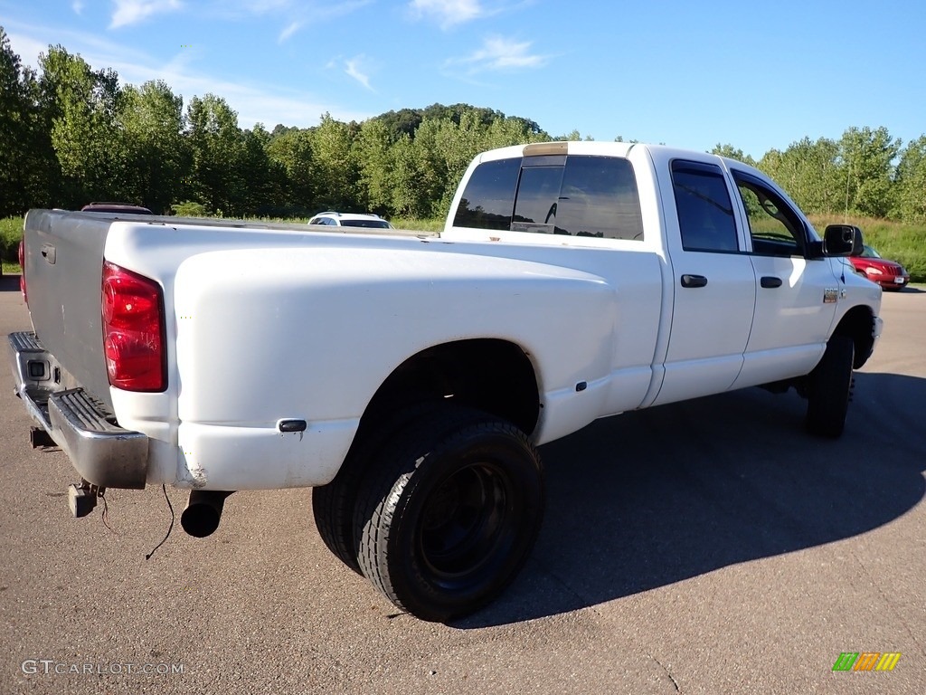 2008 Ram 3500 SLT Quad Cab 4x4 Dually - Bright White / Medium Slate Gray photo #12