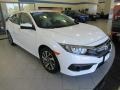 White Orchid Pearl 2017 Honda Civic EX Sedan Exterior