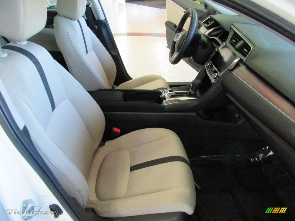 Ivory Interior 2017 Honda Civic EX Sedan Photo #139290089
