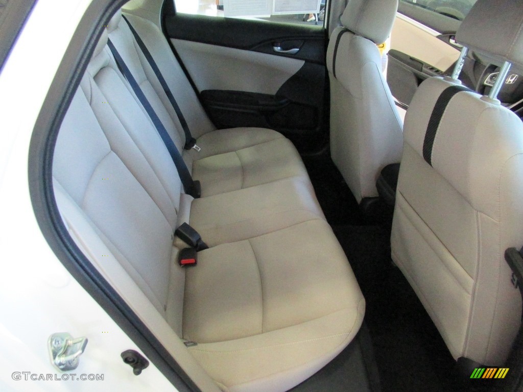 Ivory Interior 2017 Honda Civic EX Sedan Photo #139290171