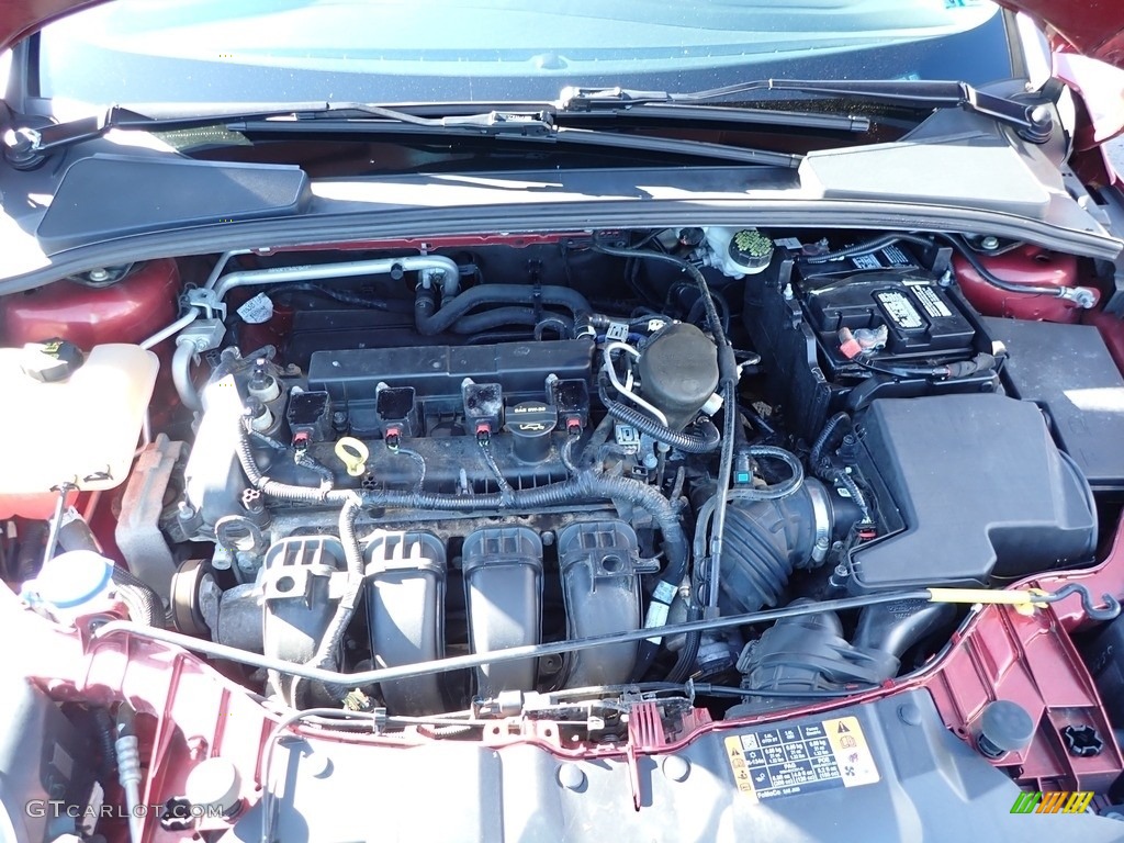 2014 Focus SE Hatchback - Ruby Red / Charcoal Black photo #2