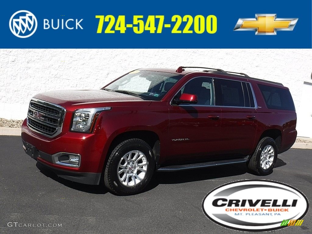 2019 Yukon SLT 4WD - Crimson Red Tintcoat / Jet Black photo #1