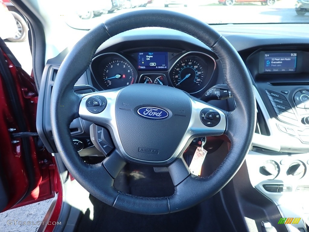 2014 Focus SE Hatchback - Ruby Red / Charcoal Black photo #24