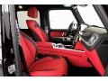2020 Mercedes-Benz G designo Classic Red/Black Interior Front Seat Photo
