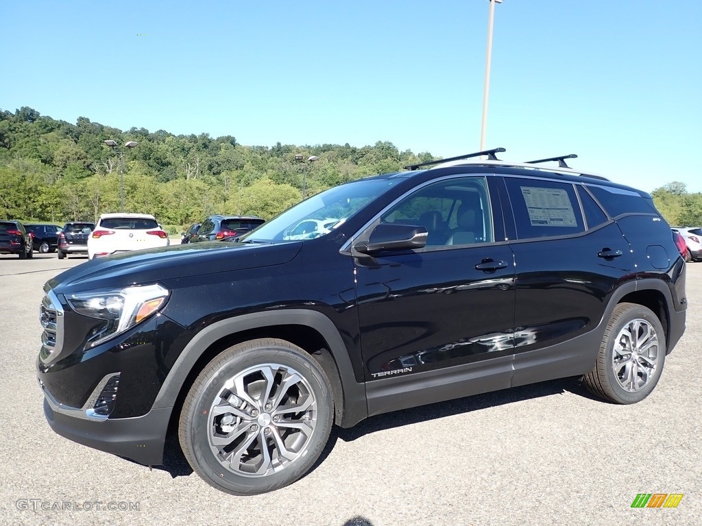 Ebony Twilight Metallic 2020 GMC Terrain SLT AWD Exterior Photo #139291543