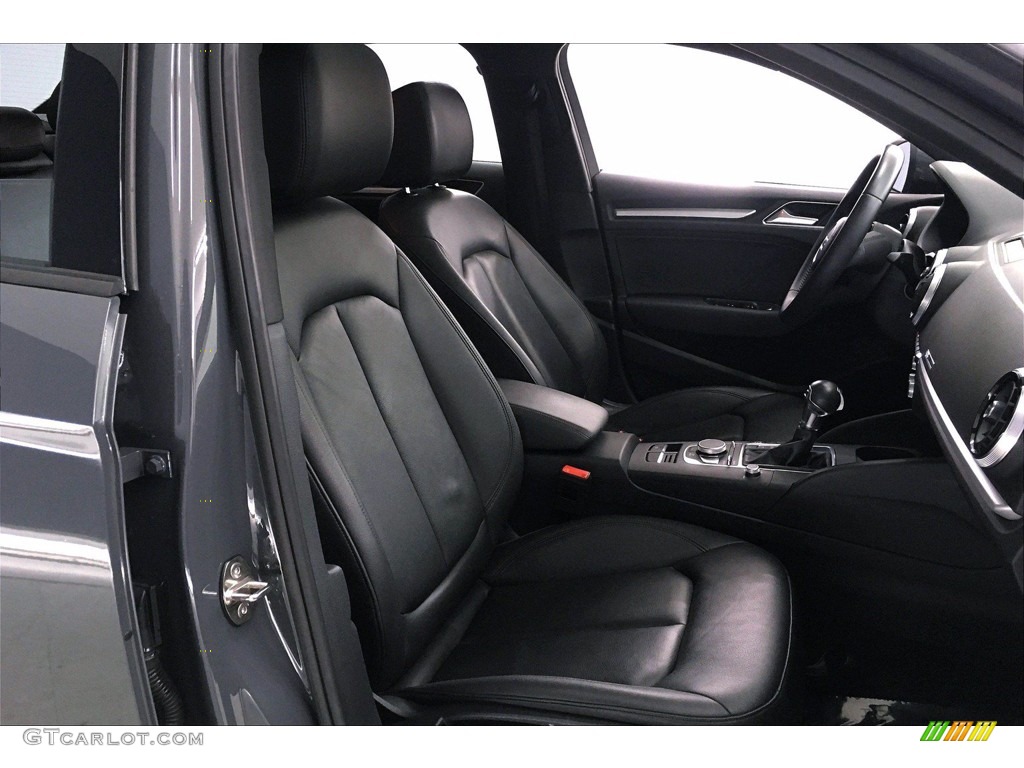 Black Interior 2017 Audi A3 2.0 Premium Photo #139292073