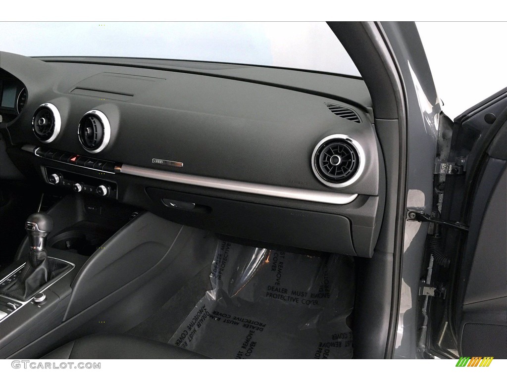2017 Audi A3 2.0 Premium Black Dashboard Photo #139292391