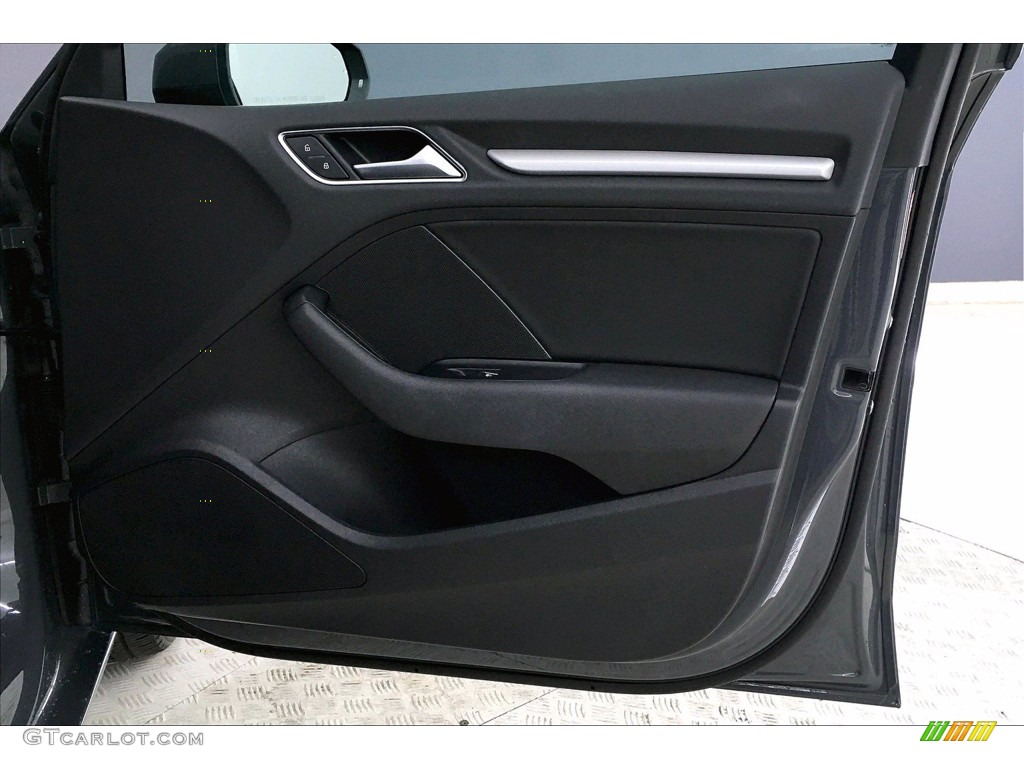 2017 Audi A3 2.0 Premium Black Door Panel Photo #139292430