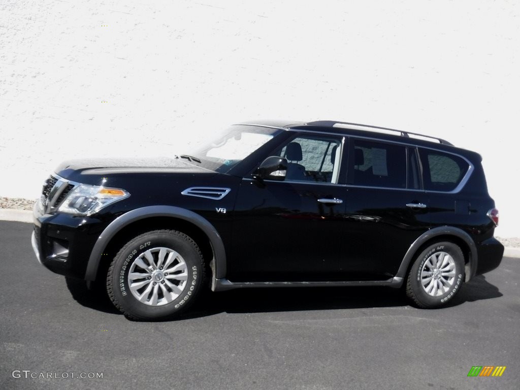 Super Black 2017 Nissan Armada SL 4x4 Exterior Photo #139292931