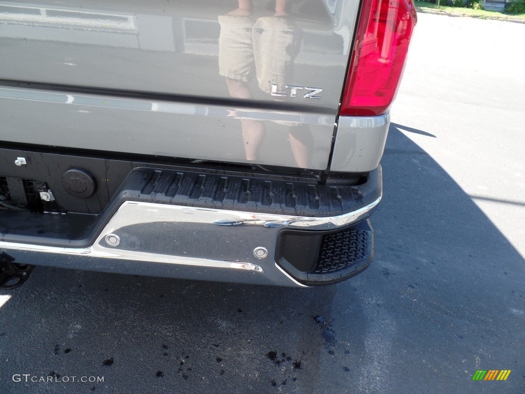 2020 Silverado 1500 LTZ Crew Cab 4x4 - Satin Steel Metallic / Gideon/­Very Dark Atmosphere photo #16