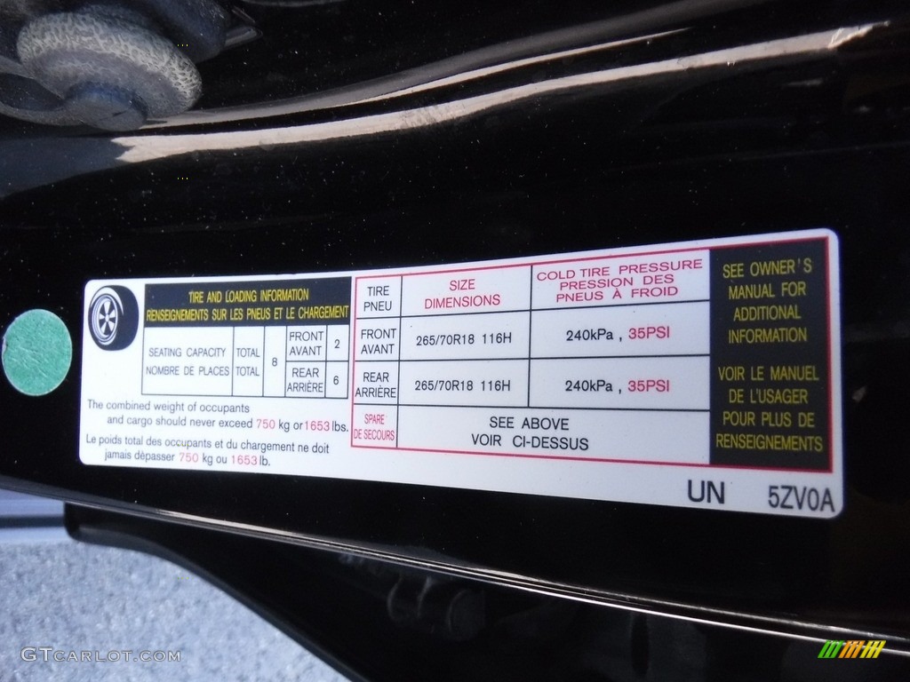 2017 Nissan Armada SL 4x4 Info Tag Photos