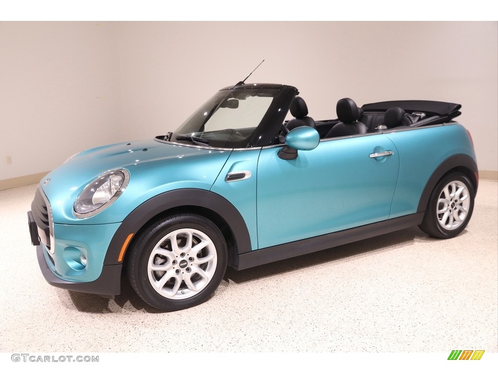 Caribbean Aqua 2017 Mini Convertible Cooper Exterior Photo #139293897