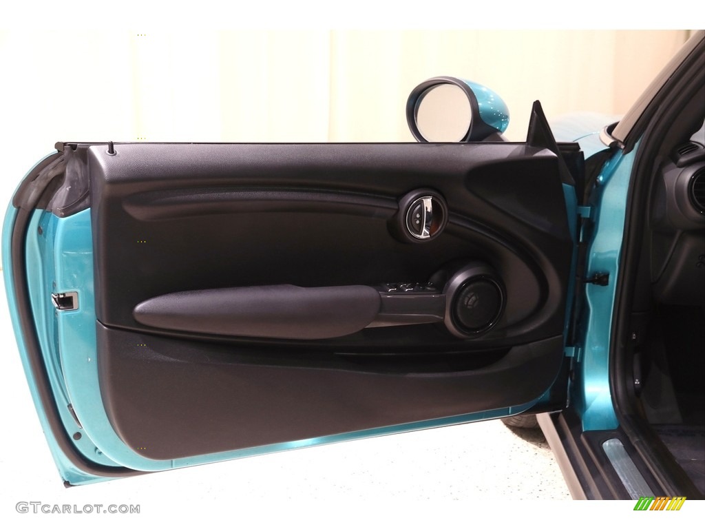 2017 Mini Convertible Cooper Carbon Black Door Panel Photo #139293912
