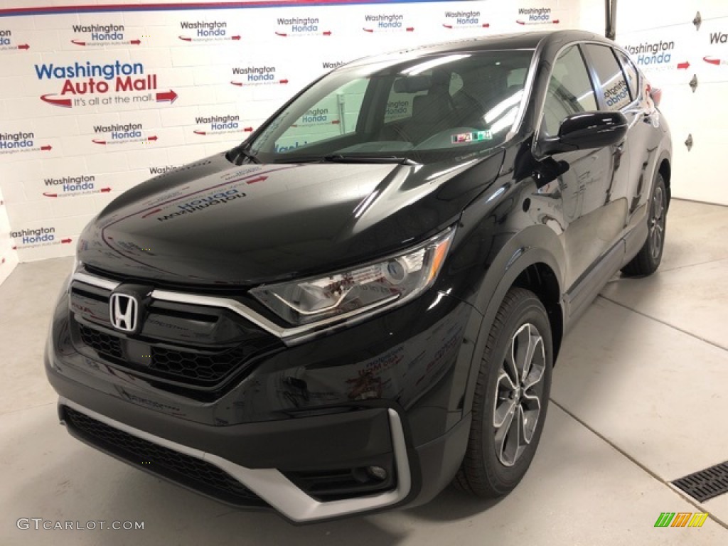 2020 CR-V EX-L AWD - Crystal Black Pearl / Gray photo #1
