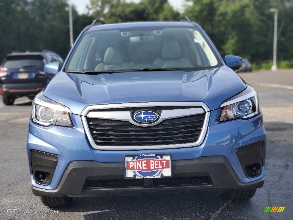 2020 Forester 2.5i Premium - Horizon Blue Pearl / Gray photo #2