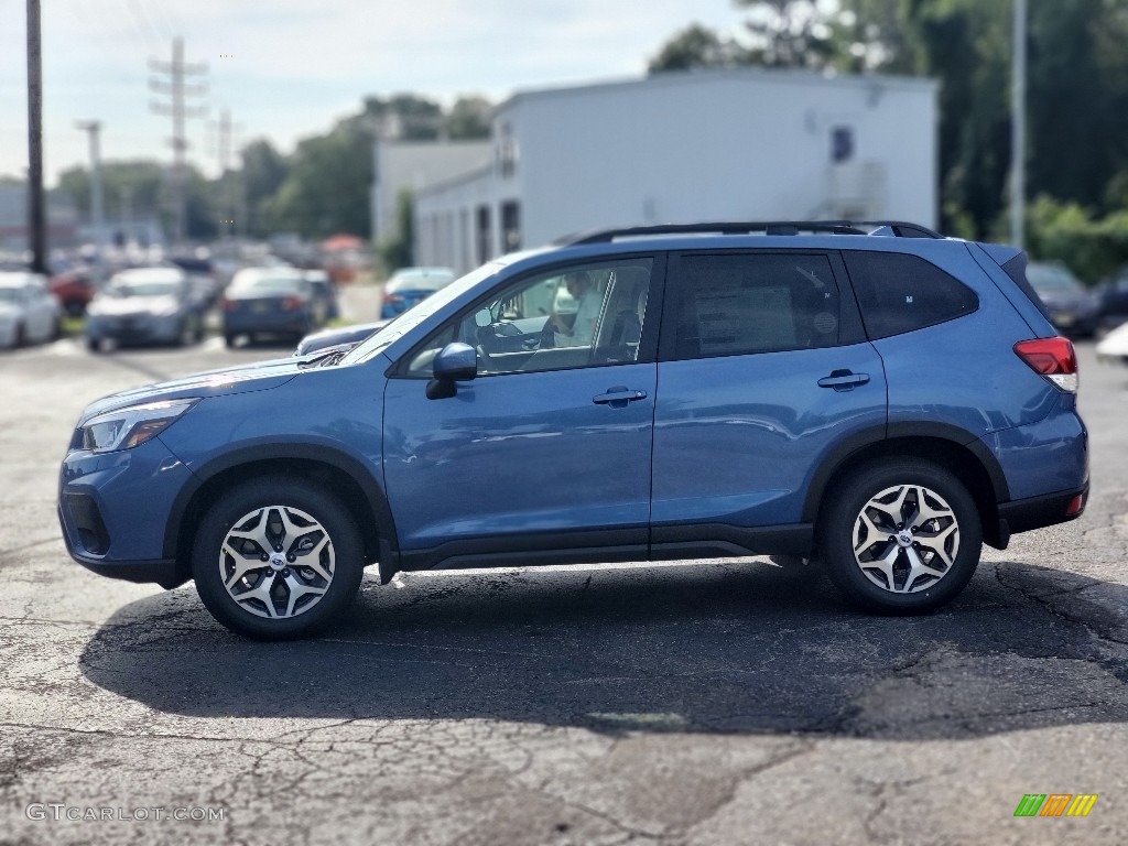 2020 Forester 2.5i Premium - Horizon Blue Pearl / Gray photo #3