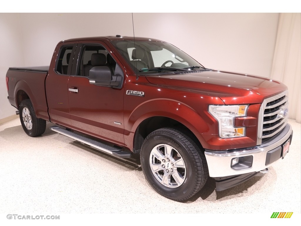 2017 F150 XLT SuperCab 4x4 - Bronze Fire / Earth Gray photo #1