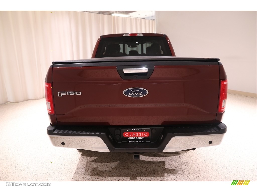 2017 F150 XLT SuperCab 4x4 - Bronze Fire / Earth Gray photo #17