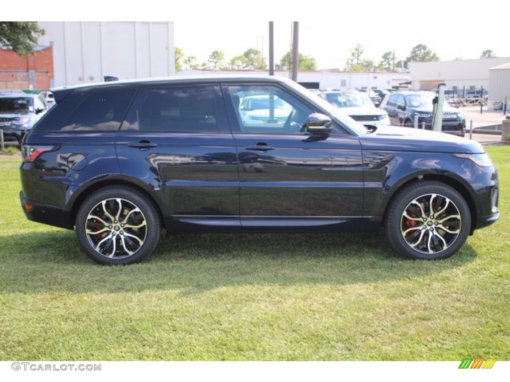 2020 Range Rover Sport HSE Dynamic - Portofino Blue Metallic / Ebony/Ebony photo #4