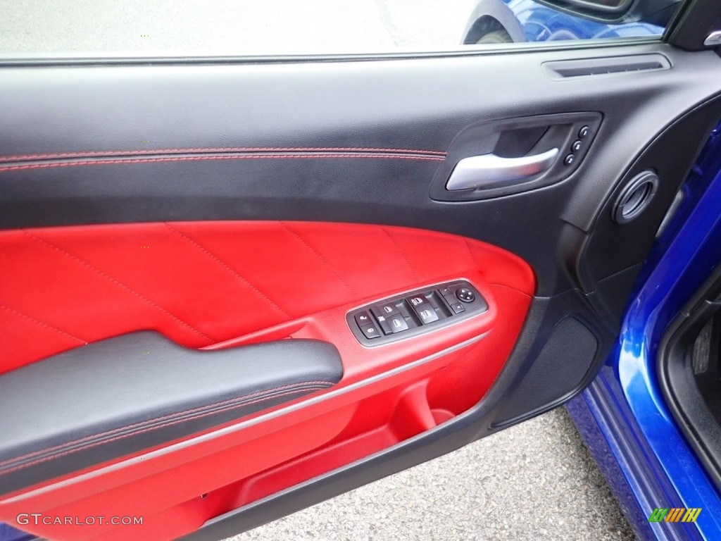 2019 Dodge Charger R/T Scat Pack Ruby Red/Black Door Panel Photo #139301332