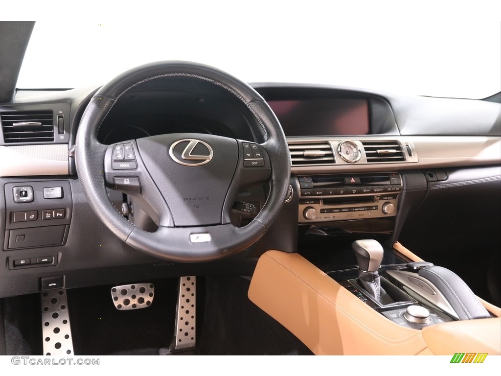 2016 Lexus LS 460 AWD F Sport Flaxen Dashboard Photo #139301914