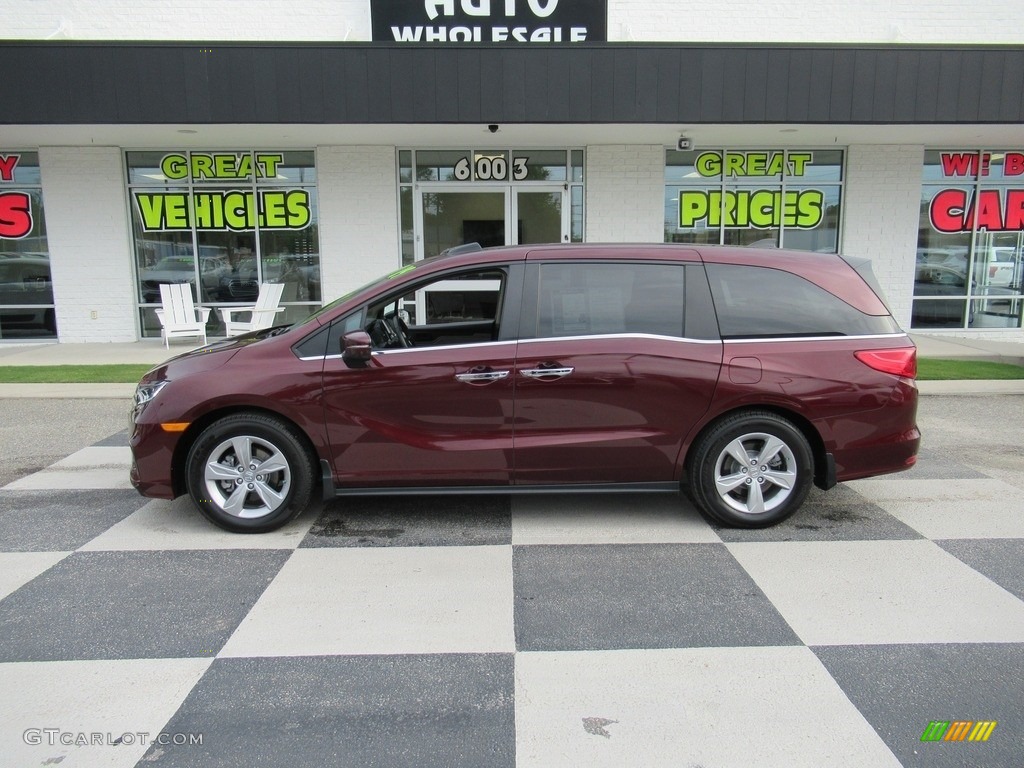 2019 Odyssey EX-L - Deep Scarlet Pearl / Beige photo #1