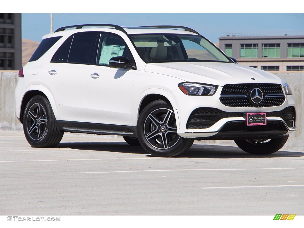 2020 GLE 350 4Matic - Polar White / Black photo #2