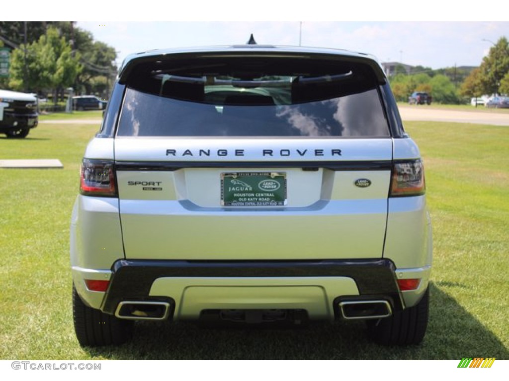 2020 Range Rover Sport HSE Dynamic - Indus Silver Metallic / Ebony/Pimento photo #6