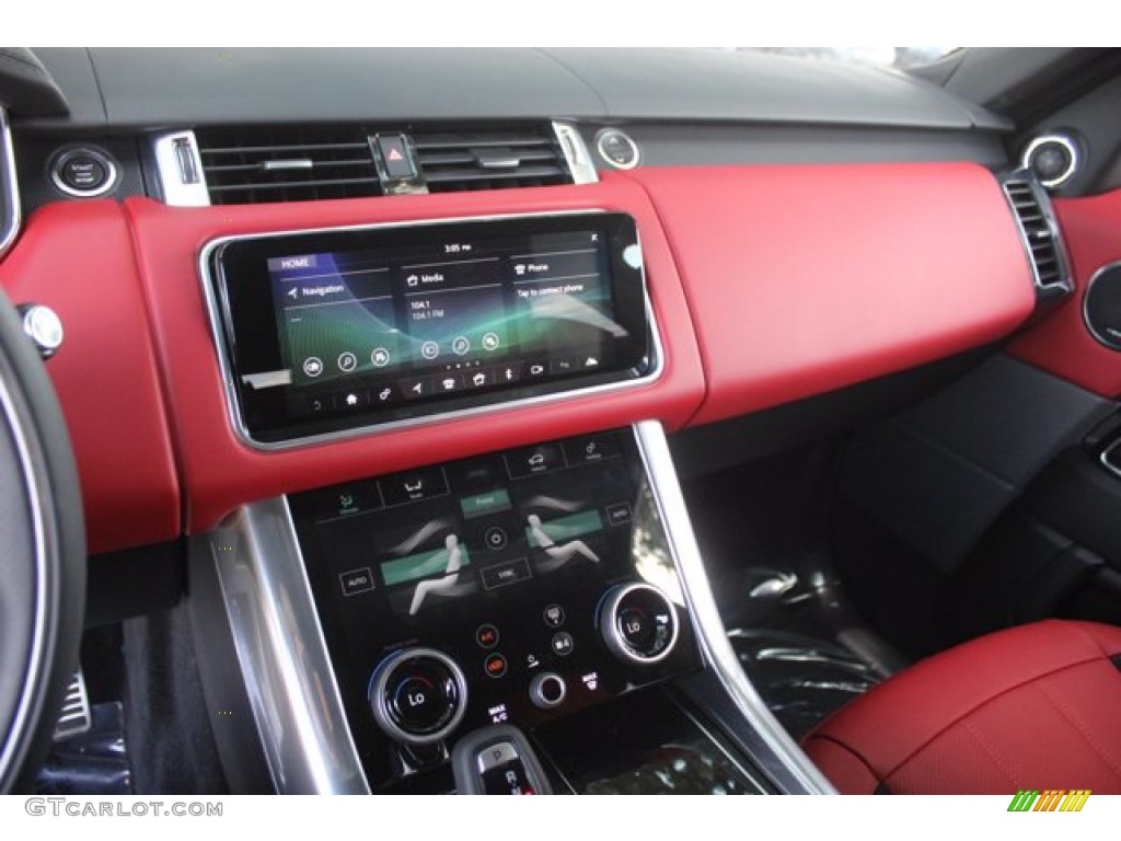 2020 Range Rover Sport HSE Dynamic - Indus Silver Metallic / Ebony/Pimento photo #15
