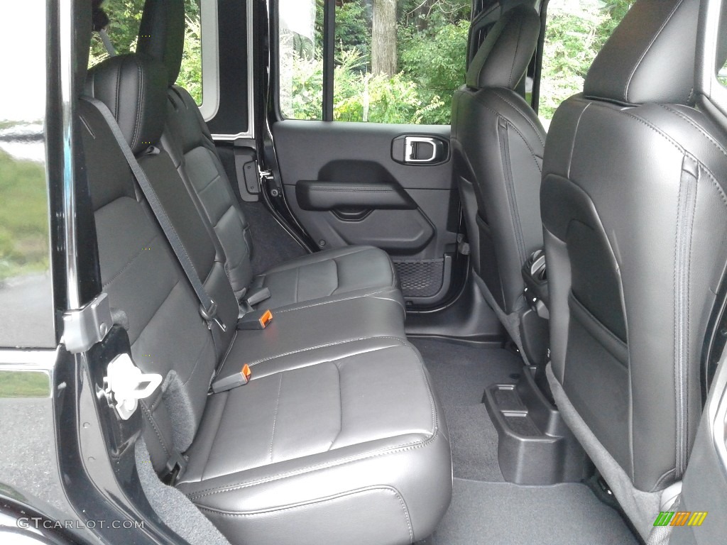 Black Interior 2020 Jeep Wrangler Unlimited Sahara 4x4 Photo #139302739