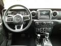 Black 2020 Jeep Wrangler Unlimited Sahara 4x4 Dashboard