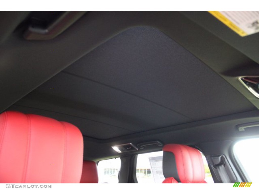 2020 Range Rover Sport HSE Dynamic - Indus Silver Metallic / Ebony/Pimento photo #33