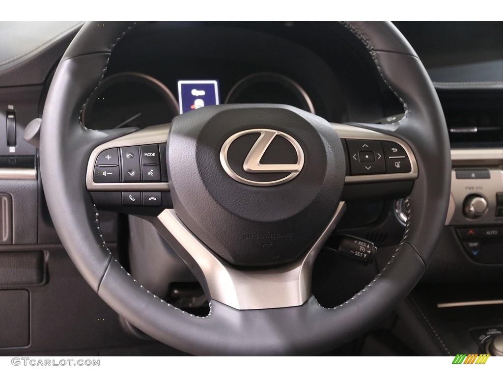 2016 Lexus ES 350 Black Steering Wheel Photo #139303039