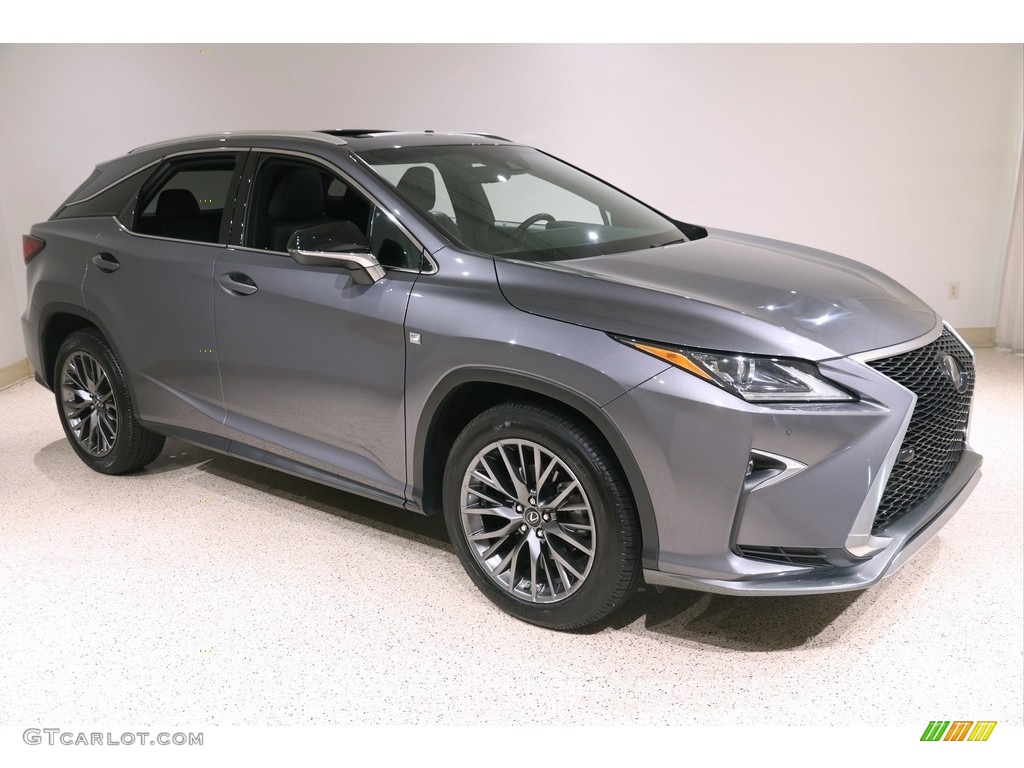 2017 RX 350 F Sport AWD - Nebula Gray Pearl / Black photo #1