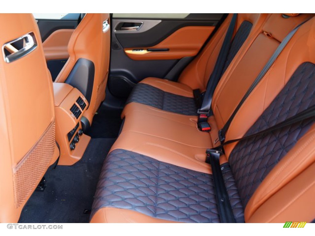 Ebony/Vintage Tan Interior 2020 Jaguar F-PACE SVR Photo #139303810