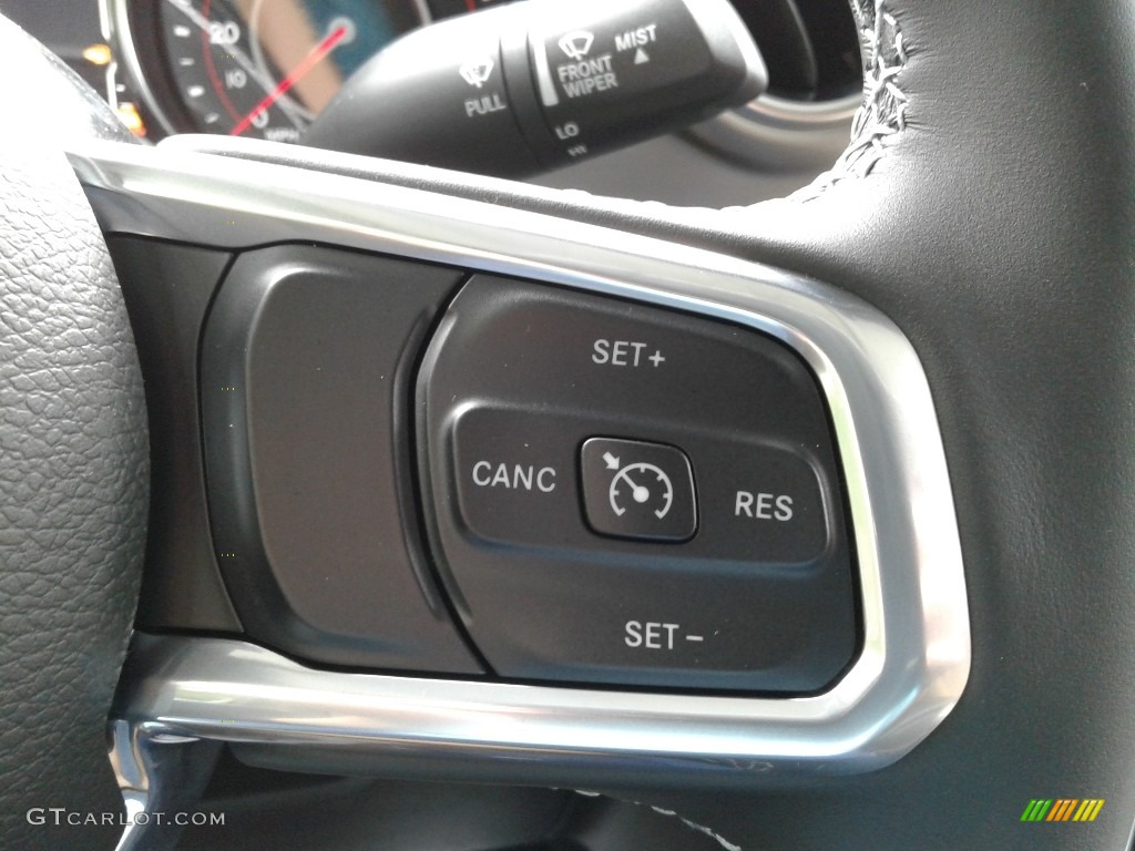 2020 Jeep Gladiator Rubicon 4x4 Black/Dark Saddle Steering Wheel Photo #139304263