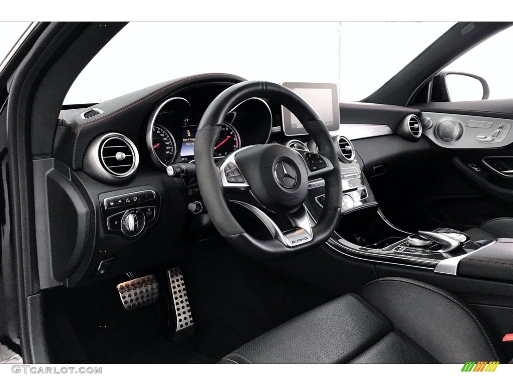 Black Interior 2017 Mercedes-Benz C 43 AMG 4Matic Coupe Photo #139304821