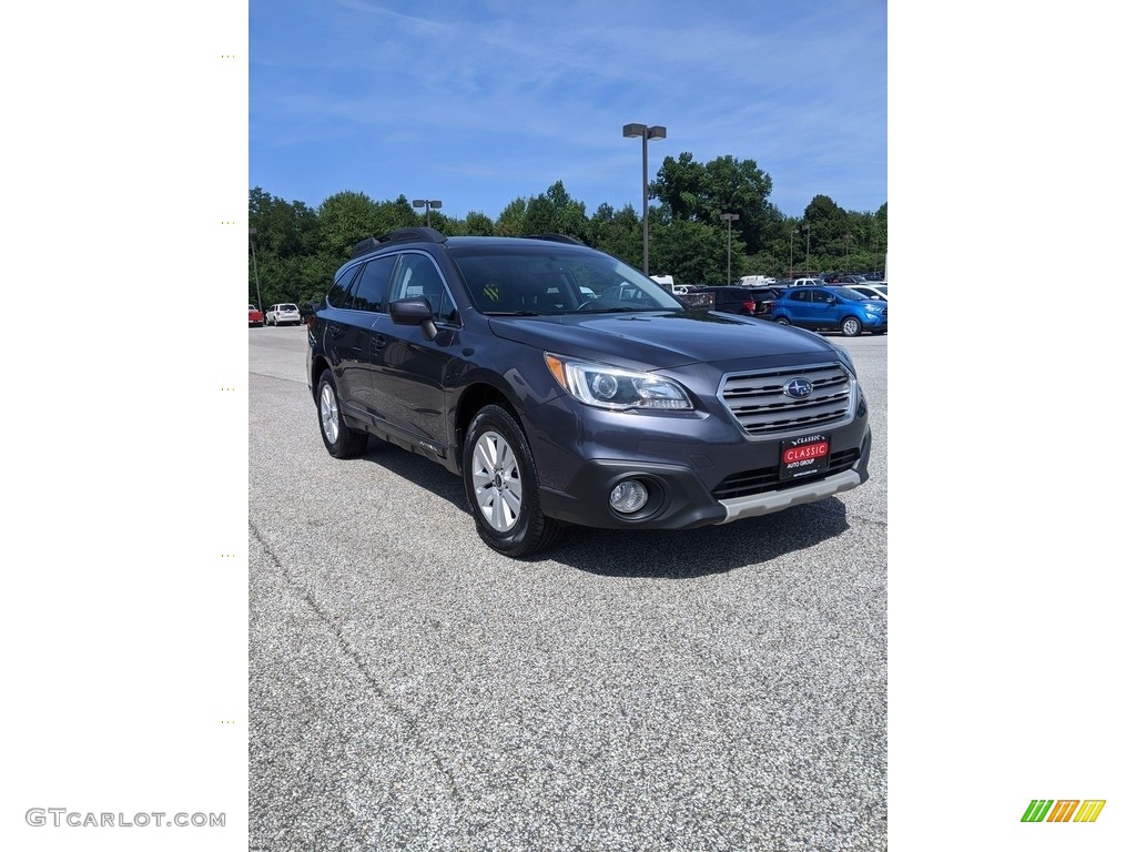 Carbide Gray Metallic 2015 Subaru Outback 2.5i Premium Exterior Photo #139305337