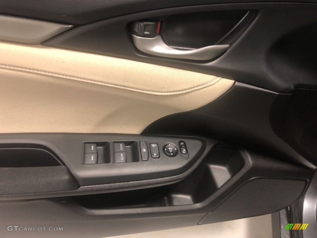 2020 Civic EX Hatchback - Polished Metal Metallic / Ivory photo #9
