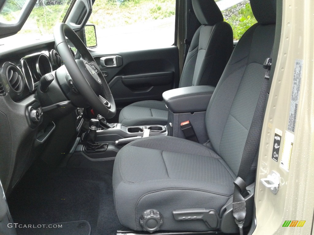 Black Interior 2020 Jeep Gladiator Sport 4x4 Photo #139306345