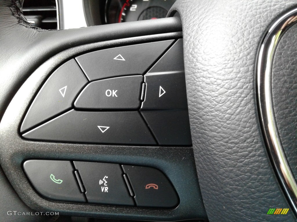 2020 Dodge Charger SXT Black Steering Wheel Photo #139306960