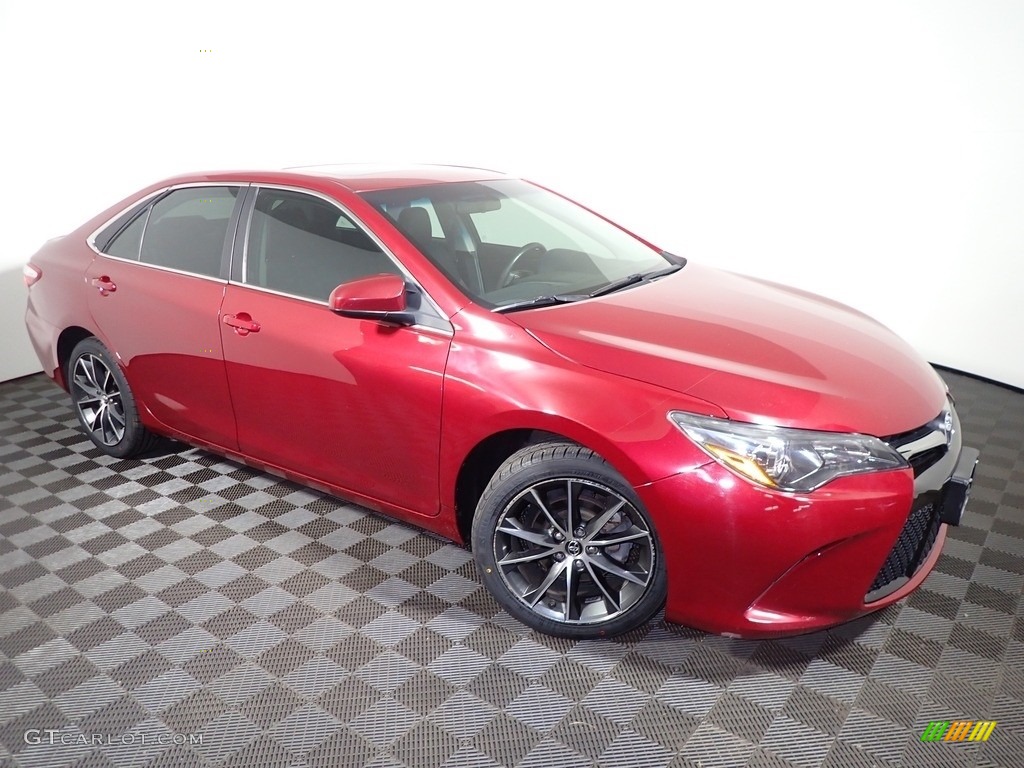 2015 Camry XSE - Ruby Flare Pearl / Black photo #2