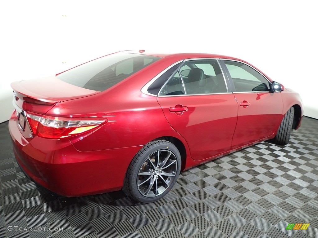2015 Camry XSE - Ruby Flare Pearl / Black photo #14