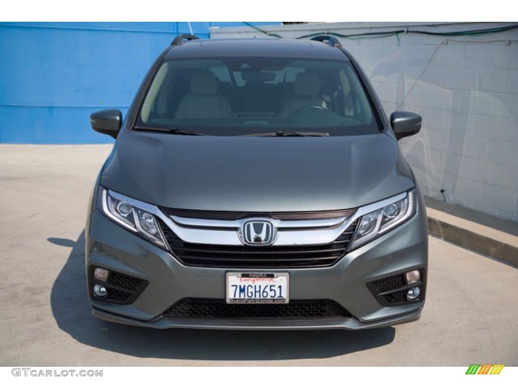 2018 Odyssey EX-L - Forest Mist Metallic / Beige photo #7