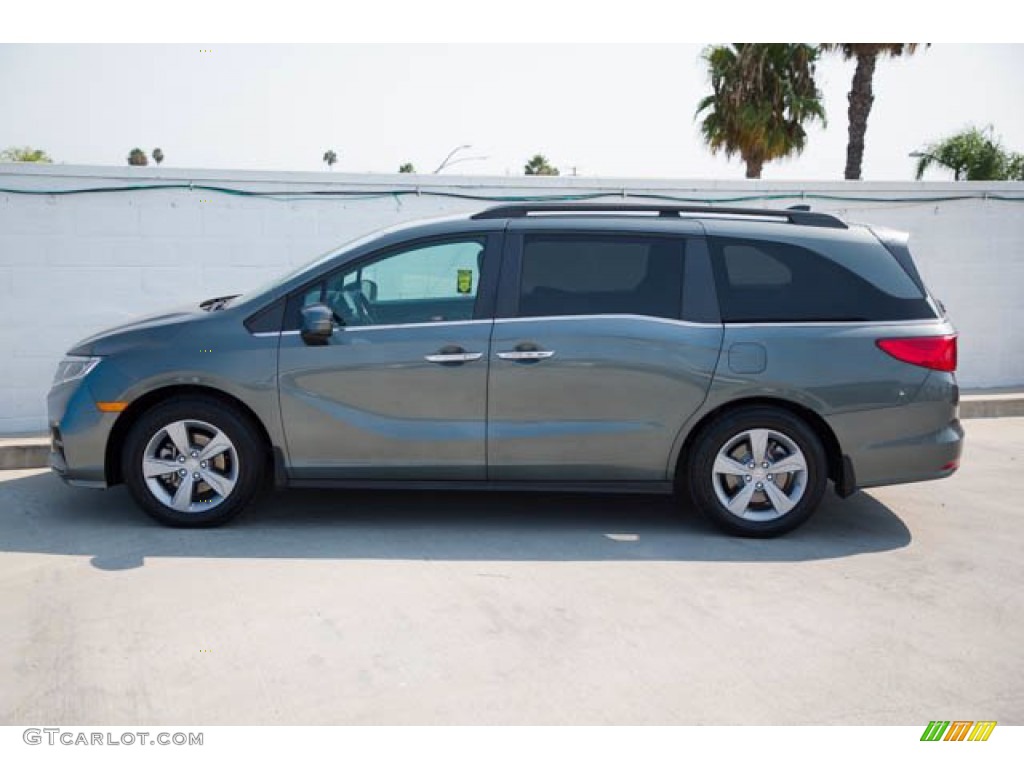2018 Odyssey EX-L - Forest Mist Metallic / Beige photo #8