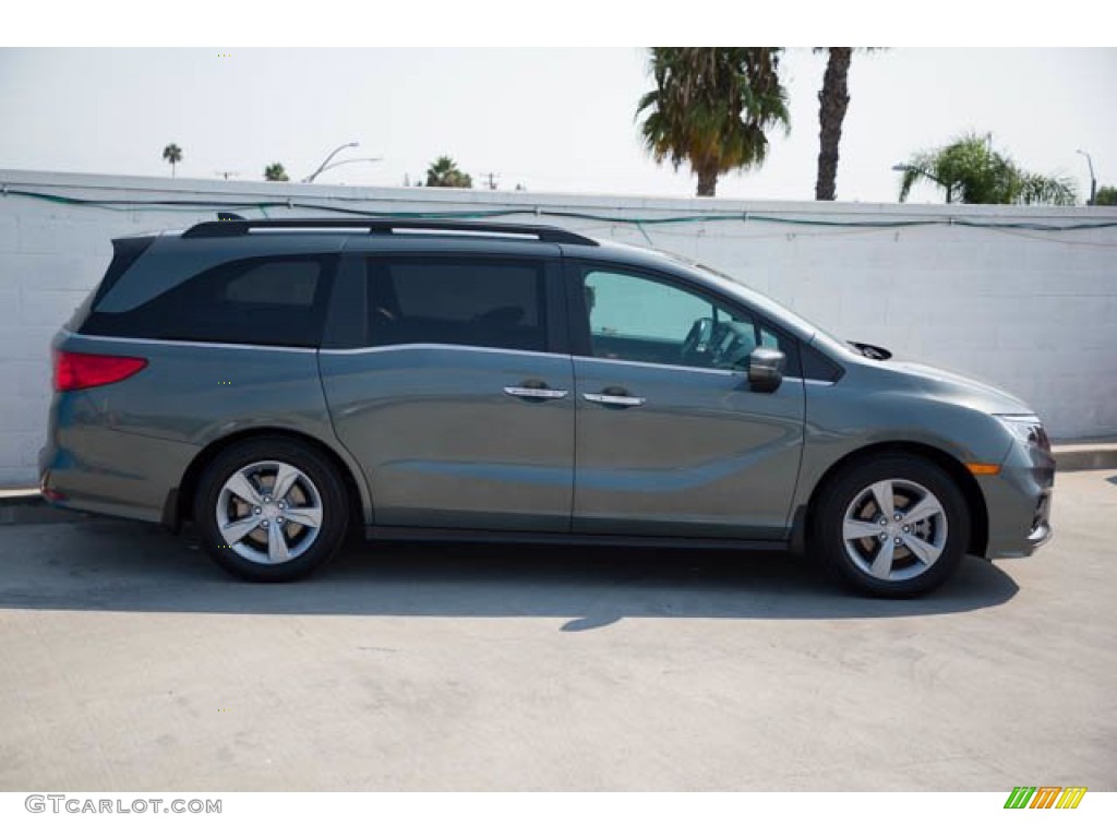 2018 Odyssey EX-L - Forest Mist Metallic / Beige photo #12