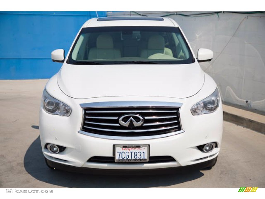 2014 QX60 3.5 - Moonlight White / Wheat photo #7